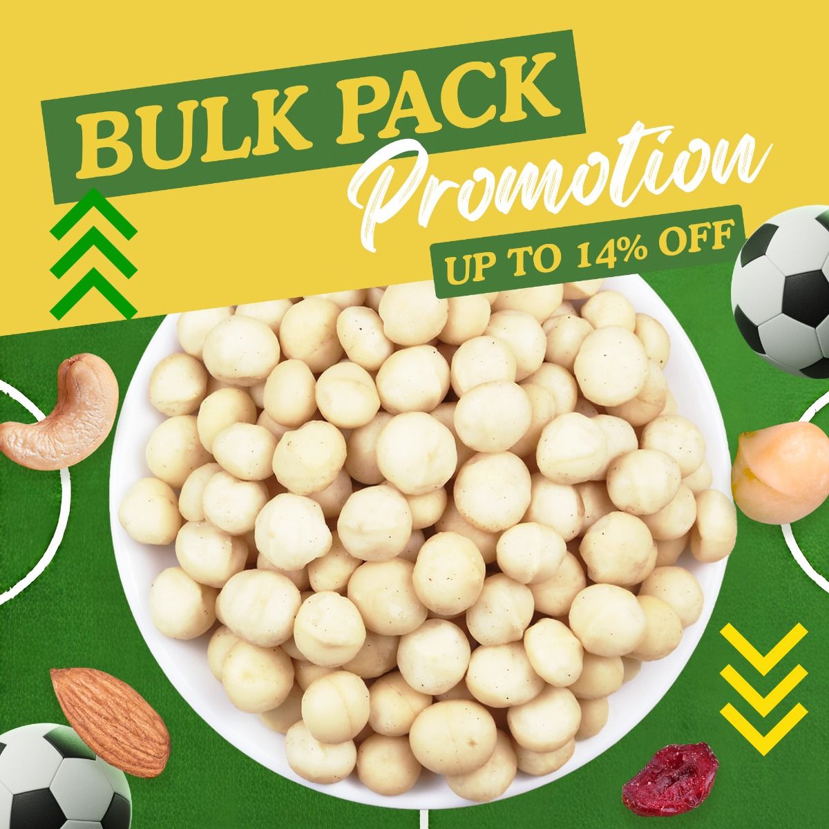 Baked Macadamias (Unsalted) 500g
