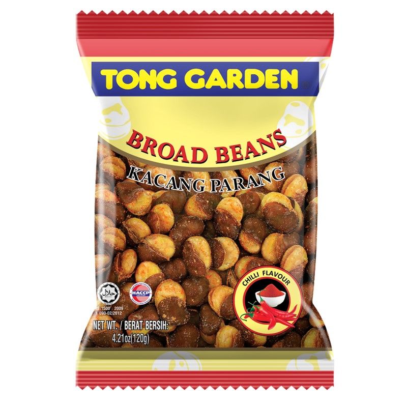 Chilli Broad Beans with Skin 120g