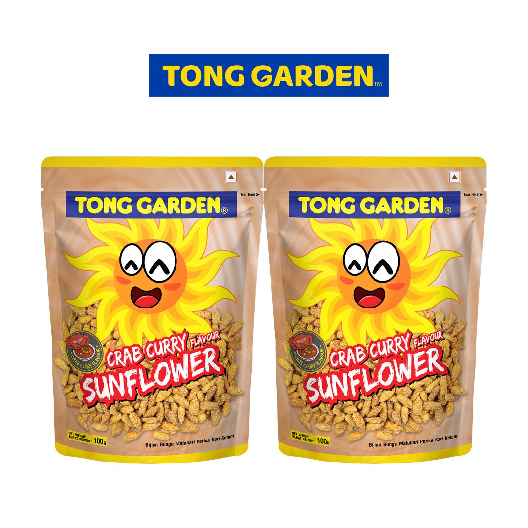 Tong Garden Crab Curry Flavour Sunflower 100g (Bundle Of 2)
