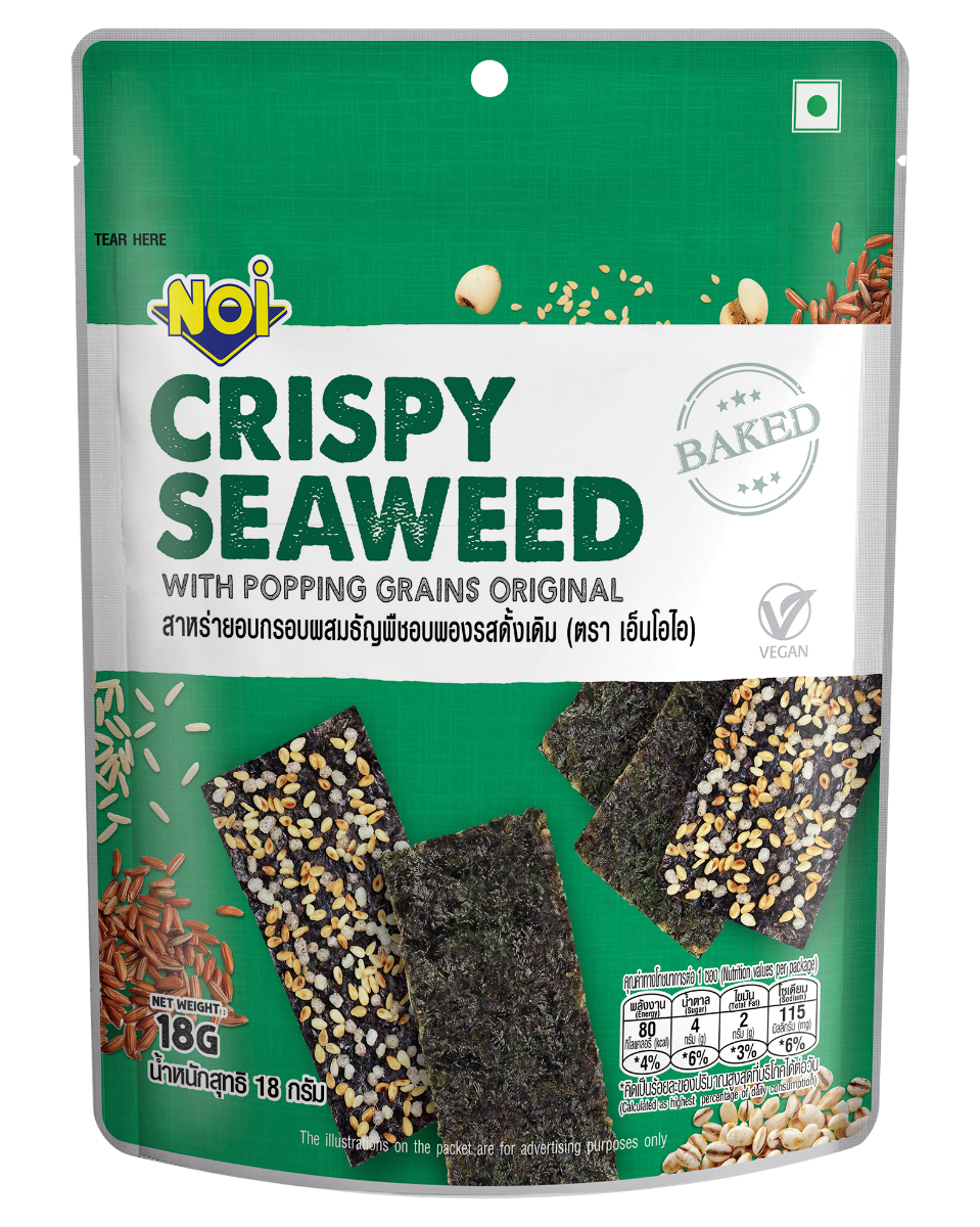 NOI Crispy Seaweed with Popping Grains 18g
